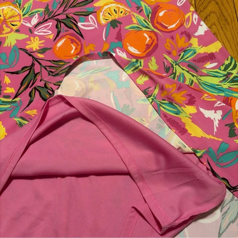 Pappagallo Pink Dress with Colorful Print - Picture 4 of 11